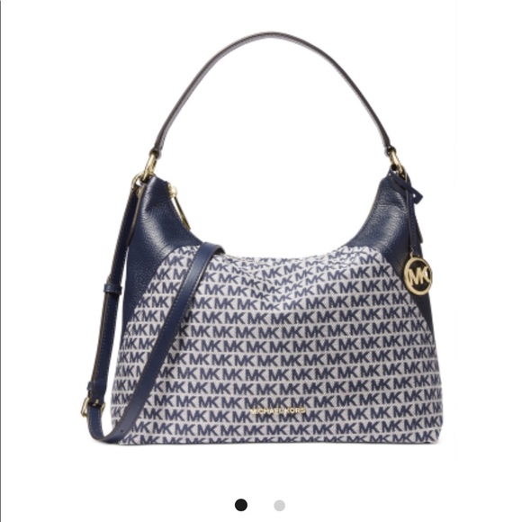 Michael Kors Handbags - (Authentic)Micheal Kors Aria Jacquard Shoulder Bag